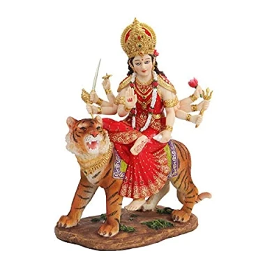 Image of Pacific Giftware 8.5 Inch Durga Mythological Indian Hindu Goddess Statue Figurine