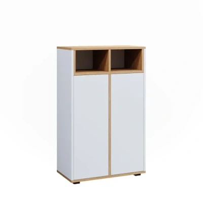 Image of Vicco Midi cabinet Didi, White/Artisan, 60 x 97 cm with 2 doors