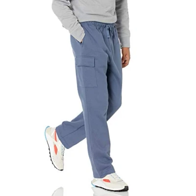 Image of Amazon Essentials Men&#039;s Cargo Fleece Joggers, Indigo, XS