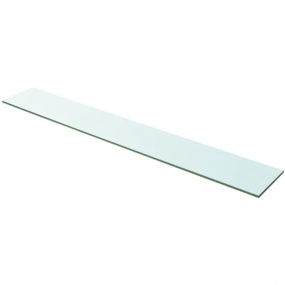 Image of vidaXL Shelf Panel Glass Clear 100x15 cm