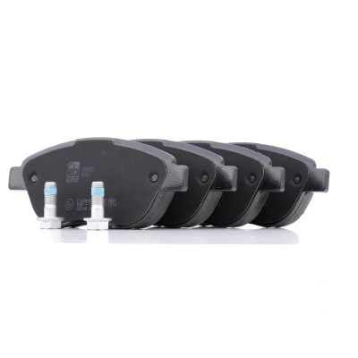 Image of 1611140780, 1611140980, 1611838880, 1613704080, 1617256680 Brake pad set FEBI BILSTEIN 16422 Front Axle excl. wear warning contact with screw