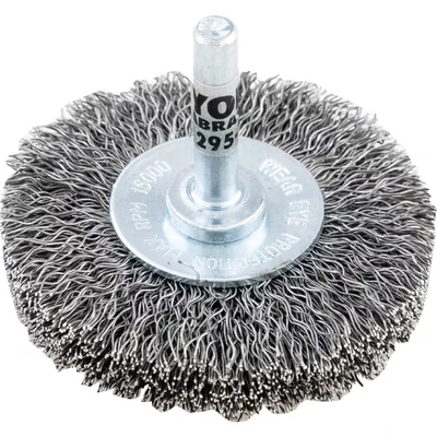Image of York 60X15MM Shaft Mounted Rotary Wire Brushes 30SWG.