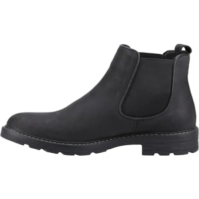 Image of Hush Puppies Men&#039;s James Boots, Black, 8 UK