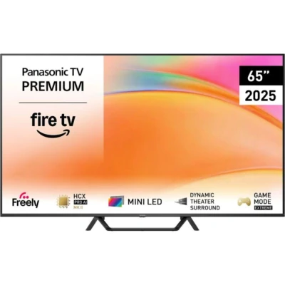 Image of 65&quot; Panasonic TV 65W95BEB Smart 4K Ultra HD HDR Mini LED TV, Black