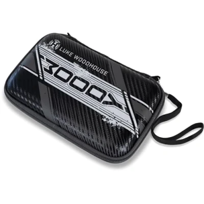 Image of Harrows Carbon Pro 6 Luke Woodhouse Dart Case, grey black