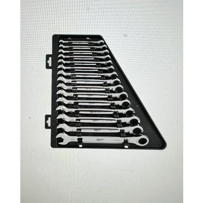 Image of Milwaukee MLW48 22 9516 Ratcheting Combination Wrench Set Metric