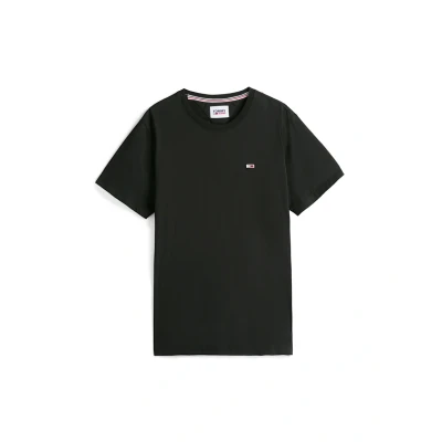 Image of Tommy Jeans Classic C NECK Basic Tshirt, Men&#039;s, Size: XS, Black