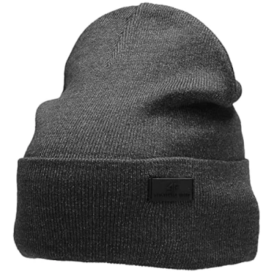 Image of 4F Men&#039;s H4Z22 CAM004 Beret, Middle Grey Melange, One Size