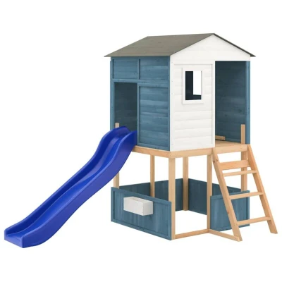 Image of vidaXL Outdoor Playset Solid Wood Fir