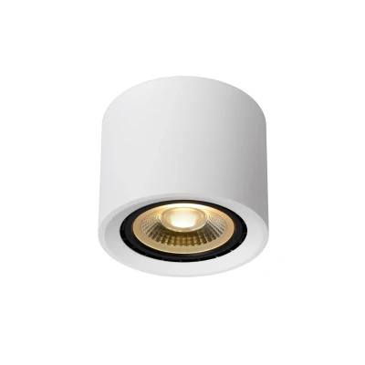 Image of Fedler Modern Surface Mounted Ceiling Spotlight Ø 12cm LED Dim to warm GU10 1x12W 2200K/3000K White