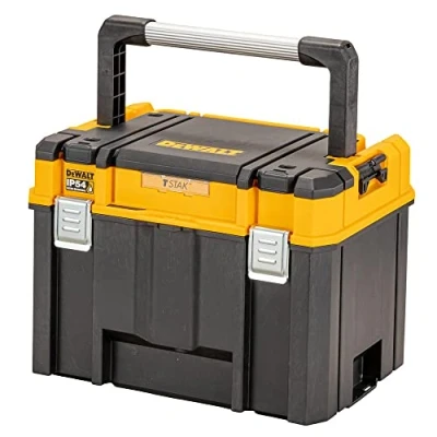 Image of DEWALT DWST83343 1 Black and Yellow TSTAK 2.0 Deep Toolbox with Long Handle