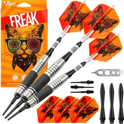 Image of Viper &quot;The Freak&quot; Soft Tip Darts, Extended Band, 18 Grams