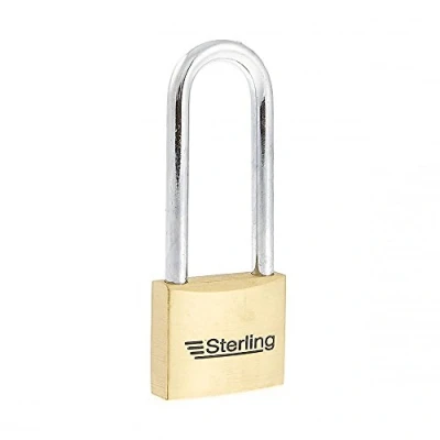 Image of Sterling BPL252 50 mm Double Locking Long Shackle Brass Padlock