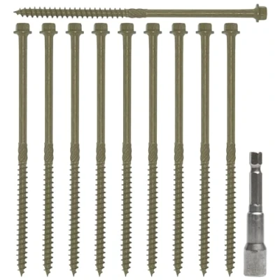 Image of Woodside Hex Head Timber Screws 50 PACK 150mm