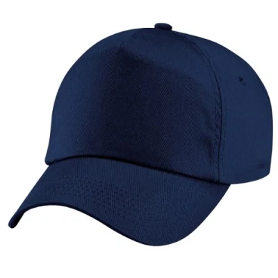 Image of Beechfield Plain Unisex Junior Original 5 Panel Baseball Cap (One Size) (French Navy)