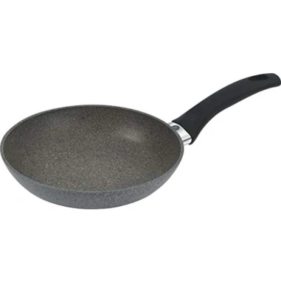 Image of BALLARINI Non Stick Frying Pan, Suitable for induction, With temperature control, 20 cm, Aluminium, Ferrara Granitium, Grey