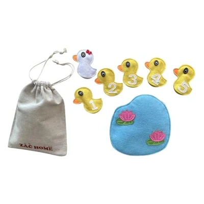Image of 5 Little Ducks Nursery Rhyme Finger Puppet