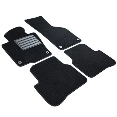 Image of MDM SP 3719 Velour Car Mats for Volkswagen Passat (B6 &amp; B7) 2005 to 2014 Black