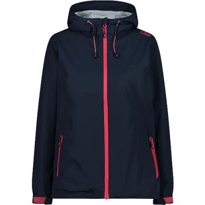 Image of CMP Woman Jacket Fix Hood, Black Blue, M