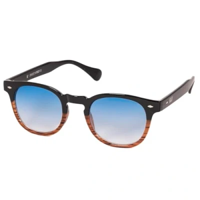 Image of DEPP Sunglasses Moscot style BLACK/Blue, UV