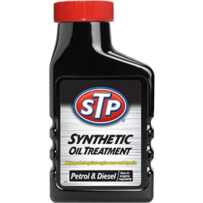 Image of STP Synthetic Oil Treatment for Petrol and Diesel Engines 300ml, Protects Against Engine Wear, Reduces Pistol Deposit Consumption, Mechanical Car Cleaning Products, Made in the UK