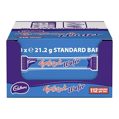 Image of Cadbury Timeout Wafer 21.2g x 40, Chocolate, 848 gram