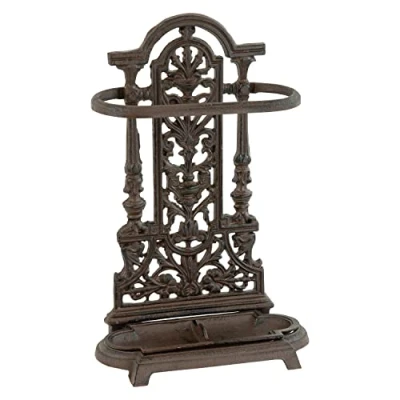 Image of Woodside Ornate Vintage Cast Iron Umbrella/Walking Stick Stand
