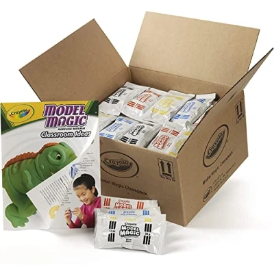 Image of Crayola Model Magic Bulk, Clay Alternative, 75 Count Classpack, Assorted Colors
