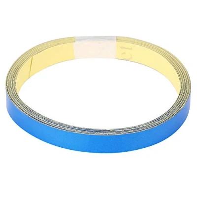 Image of 1cm * 5m Car Reflective Tape, Warning Tape Sticker, Strip Decal for Motorcycle Vehicle Body(Blue)