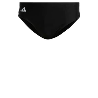 Image of adidas Men&#039;s Classic 3 Stripes Swim Trunks, Black/White, S M