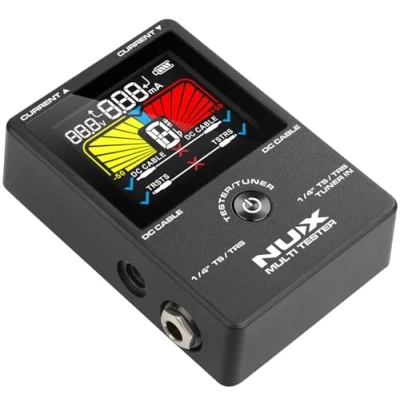 Image of NU X NMT 1 Multi Cable Tester with Inbuilt Tuner for Guitar and Bass Guitars