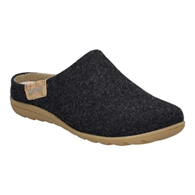 Image of Westland by Josef Seibel Cadiz 01 Women&#039;s Hut Shoes, Width G (Normal), charcoal grey, 7 UK