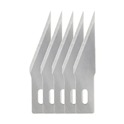 Image of Fiskars performance Blade N2 Precision (x5), Spare Blades for High Handicraft Knife/Blade, Steel, Silver, 1024401,0.05 x 1 4.7 cm