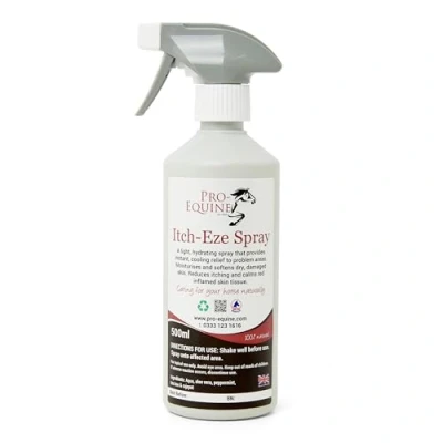 Image of ITCH EZE Spray, 500ml. Cools and soothes fast relief horse dog skin care.