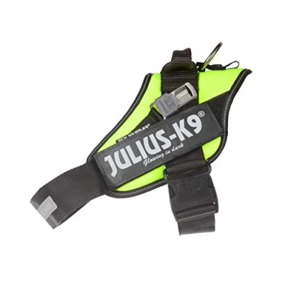 Image of Julius K9 IDC Harness for Blind Guide Dogs without Handle, Size 1, Neon