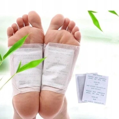 Image of HUKITECH Premium Pack of 10 Foot Plasters Detox Vital