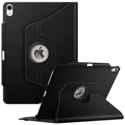 Image of FINTIE Rotating Case Compatible with iPad Air 13 inch (M2) 2024 [360 Degree Swiveling] Protective Cover Pencil Holder, Auto Sleep/Wake, Black