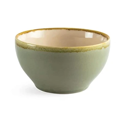 Image of Olympia Kiln Bowl Moss 140mm 55 Rimmed Serving Dishes Kitchen Tableware 6pc