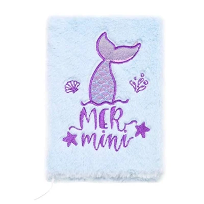 Image of EXERZ Cute Mermaid Notebook/Journal, Diary/Magic Notepad, For Office/School/Gifting. Fashionable To Own, Convenient Carry And Use In Hologram Pink(Mermaid)