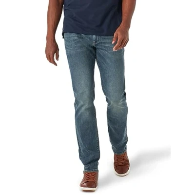 Image of Lee Men&#039;s Performance Series Extreme Motion Straight Fit Tapered Leg Jeans, MayDay, 38 W/34 L