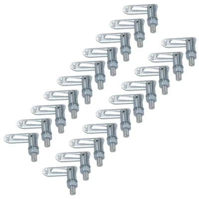 Image of AB Tools Antiluce Drop Catch Anti Luce Fasteners M8 x 20mm Tail Gate Trailers Gates 20pc