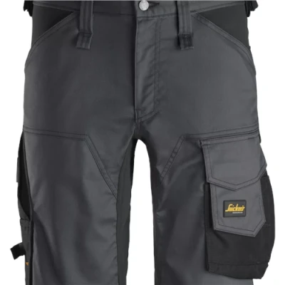 Image of Snickers AllroundWork Stretch Shorts Steel Grey/Black 48