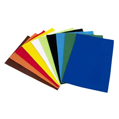 Image of Trimits Craft Acrylic Felt Pack, 10 Assorted Basic Colours, 20 x 30cm