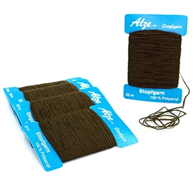 Image of Trimz Darning Wool, Dark Brown, 5x20m