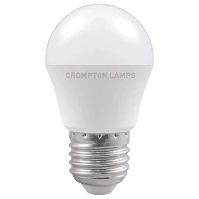 Image of Crompton LED Round Thermal Plastic 5.5W 6500K ES E27