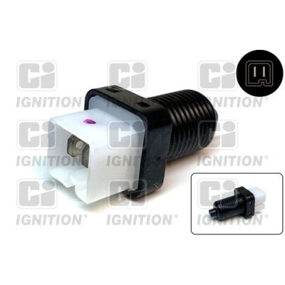 Image of 9604082180, 9619403780, 9653868380, 9653868480 Brake Light Switch QUINTON HAZELL XBLS71 2 pin connector CI PEUGEOT: 307 Hatchback, 306 Hatchback