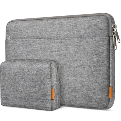 Image of Inateck 13 inch Laptop Case, Sleeve Bag Compatible with Macbook Air/Pro M1/M2/M3 13.3 and 13.6 inch, Surface Pro 11/10/9/X/8/7/6/5/4/3 Grey