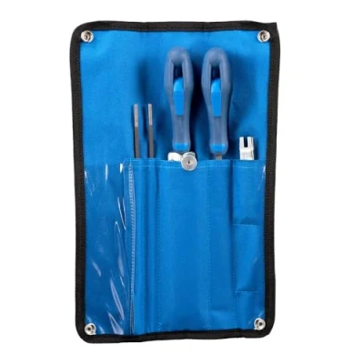 Image of PFERD Sharpening Files Set CS SLS 4.0 in Roll Bag Diameter 4 mm 5/32 Inch for Chain Pitch 1/4 and 3/8 Low Profile 11099140 Comfortable Power Saving of Saw Chains
