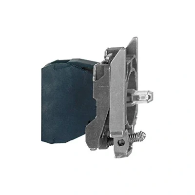 Image of Schneider Electric, Harmony, ZB4BVB1, White light block with body/fixing collar integral LED 24V