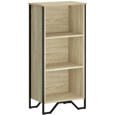 Image of vidaXL Bookcase Sonoma Oak 50x31x106 cm Engineered Wood